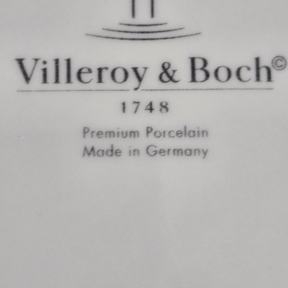 Villerroy & Boch Cake Plate Appetizer Platter Wedding Church Scene - Picture 4 of 7